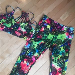 Constantly Varied Bra and Capri set